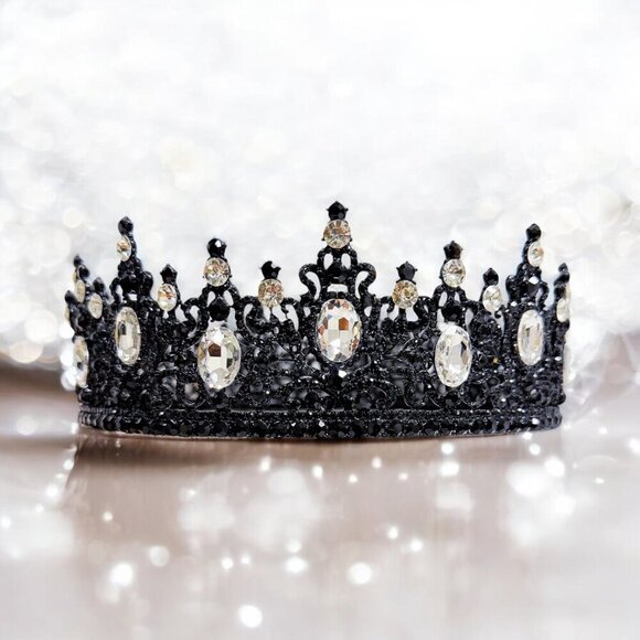 Renaissance Crown, Vintage Stone Crown, Halloween Costume, Coronation Crown - Picture 6 of 9